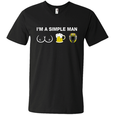 VR46: I'm a simple man I like boobs, beer and helmet shirt, hoodie, tank