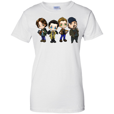 Supernatural: Sam Dean Castiel Idjit Chibi shirt, hoodie