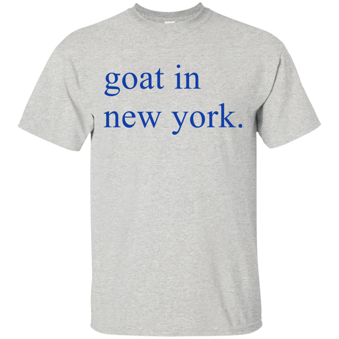 Goat in New York shirt, sweatshirt