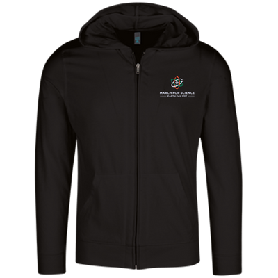 March for Science on Earth Day embroidered zip hoodies