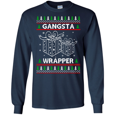 Gangsta Wrapper Ugly Christmas Sweater, Shirt, Hoodie