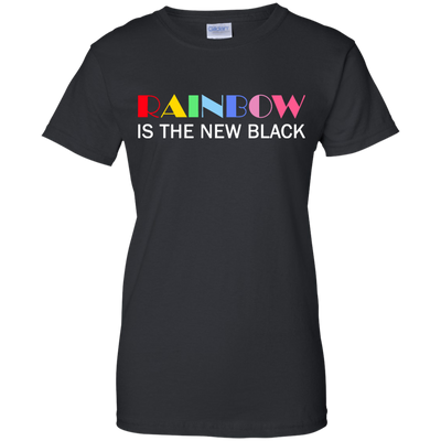 Rainbow Is The New Black shirt, tank, racerback
