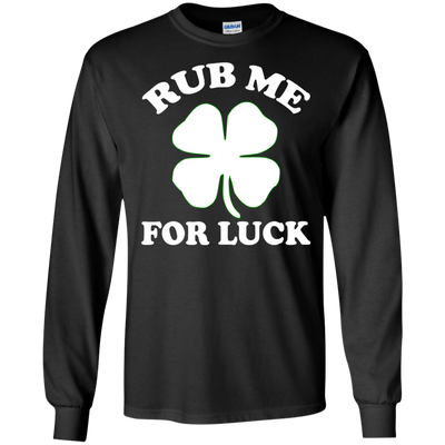 St. Patrick's Day: Rub Me For Luck Shamrock Shirt, Hoodie, Tank