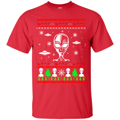 Alien Ugly Christmas Sweater, Funny Alien Christmas Sweater, Shirt