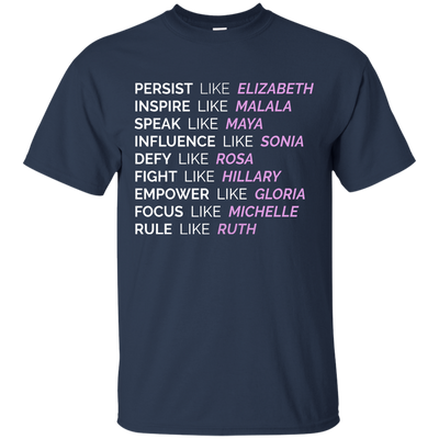 Persist like Elizabeth Inspire like Malala shirt, tank