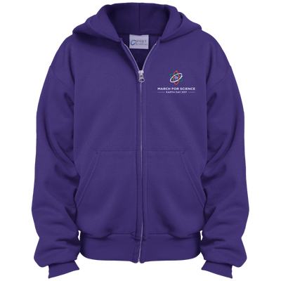 March for Science on Earth Day embroidered zip hoodies