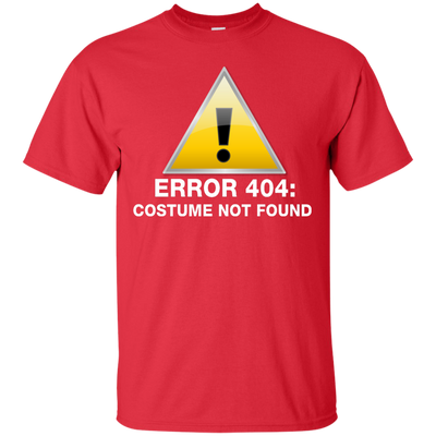 Error 404: Costume not found shirt, hoodie, tank - ifrogtees