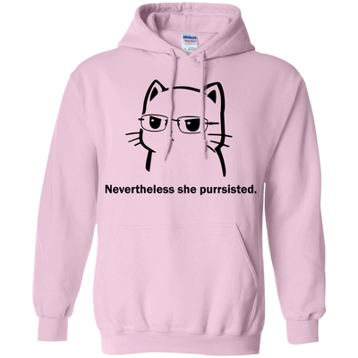 Funny Cat Nevertheless she purrsisted shirt, tank