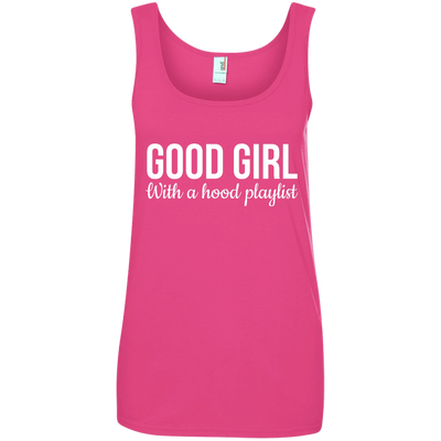 Good girl with a hood playlist tank top, t-shirt