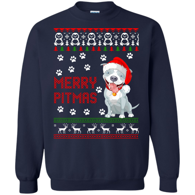 Merry Pitmas Pitbull Christmas Sweater, Shirt, Hoodie