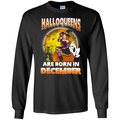 Halloqueens are born in December shirt, hoodie, tank