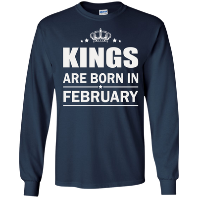 Kings are born in February Shirt, Hoodie, Tank