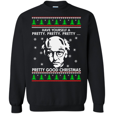 Larry David Pretty Good Christmas Sweater, Shirt, Hoodie