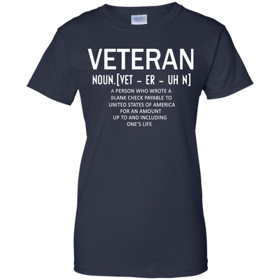 Veteran Definition Shirt, Hoodie, Tank
