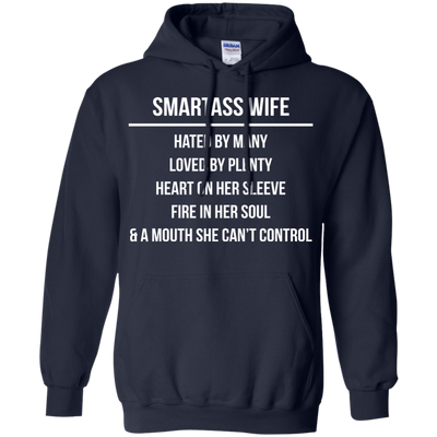 Smartass wife hated by many loved by plenty shirt, tank top