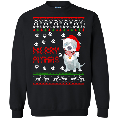 Merry Pitmas Pitbull Christmas Sweater, Shirt, Hoodie
