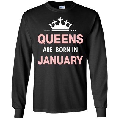 Queens are born in January Shirt, Hoodie, Tank