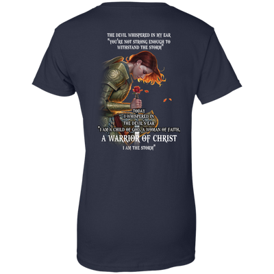 Back side Rose Red: The devil whispered in my ear shirt, hoodie