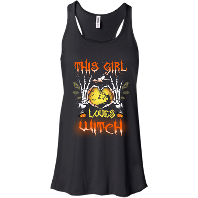 This girl loves witch Halloween t-shirt