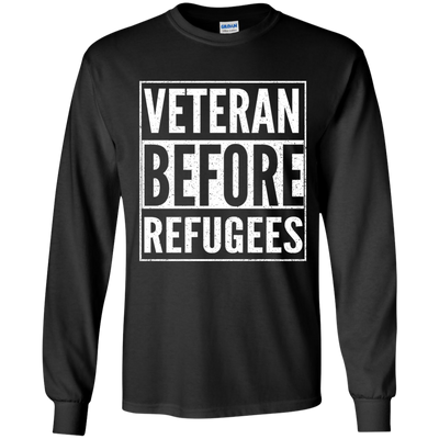 Veterans Before Refugees T-shirt, Tank