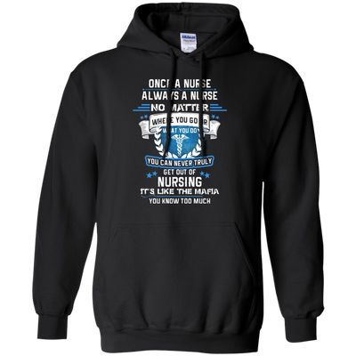One a nurse always a nurse no matter where you go shirt, hoodie, tank