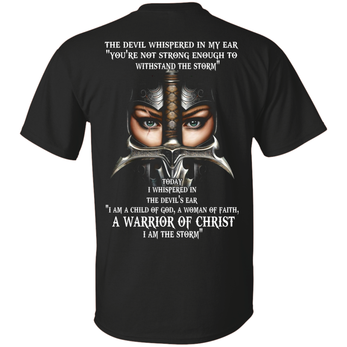 Woman Warrior: The devil whispered in my ear shirt, hoodie, tank