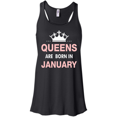 Queens are born in January Shirt, Hoodie, Tank