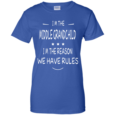 I'm the middle grandchild, I'm the reason we have rules shirt - ifrogtees
