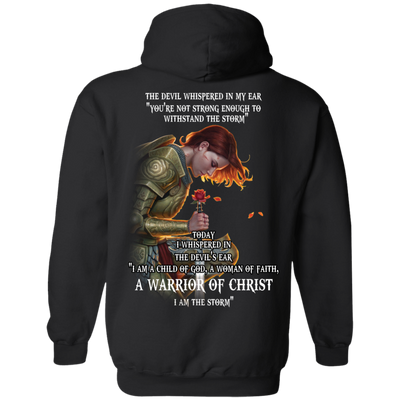 Back side Rose Red: The devil whispered in my ear shirt, hoodie