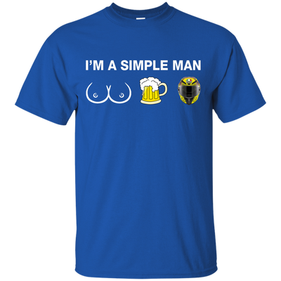 VR46: I'm a simple man I like boobs, beer and helmet shirt, hoodie, tank