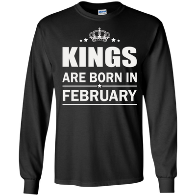 Kings are born in February Shirt, Hoodie, Tank