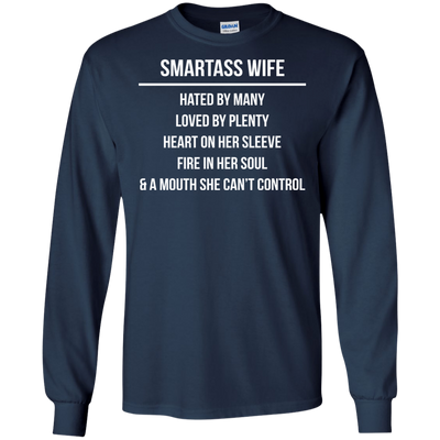 Smartass wife hated by many loved by plenty shirt, tank top