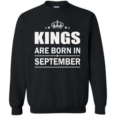 Kings are born in September Shirt, Hoodie, Tank