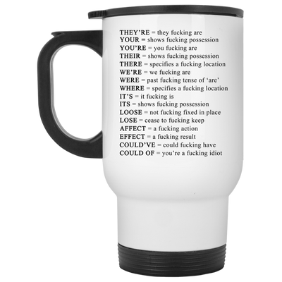 Fucking Grammaer Rules Mugs