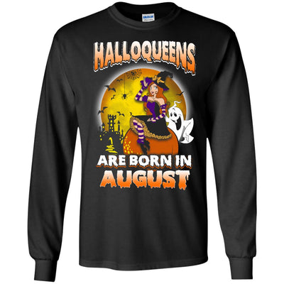 Halloqueens are born in August shirt, hoodie, tank