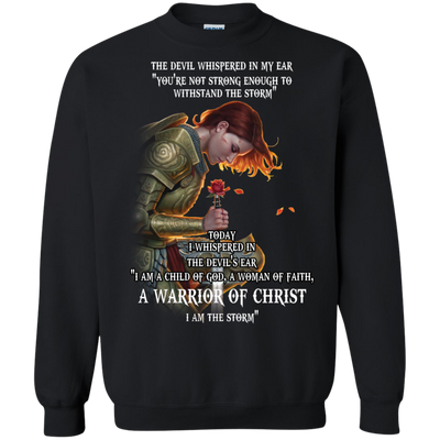 Rose red: The devil whispered in my ear you're not strong shirt, hoodie