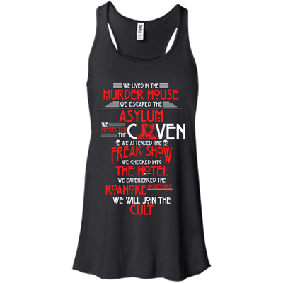 We lived in the Murder House, We escaped the Asylum t-shirt, hoodie