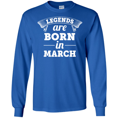 Legends are born in March Shirt, Hoodie, Tan