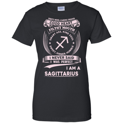 Dirty Mind Caring Friend I Am a Sagittarius T-shirts - ifrogtees