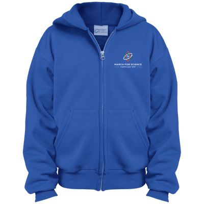 March for Science on Earth Day embroidered zip hoodies