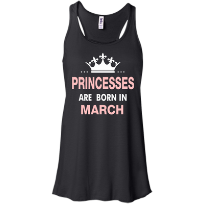 Princesses Are Born in March Shirt, Hoodie, Tank
