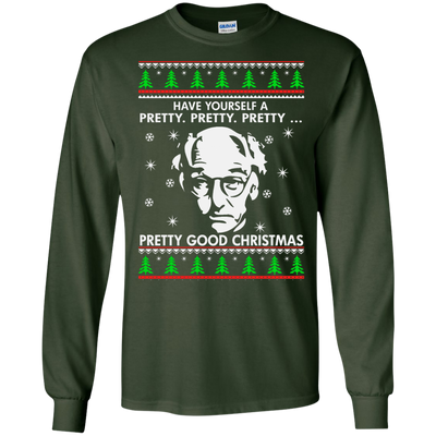 Larry David Pretty Good Christmas Sweater, Shirt, Hoodie