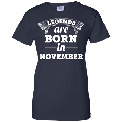 Legends are born in November Shirt, Hoodie, Tank