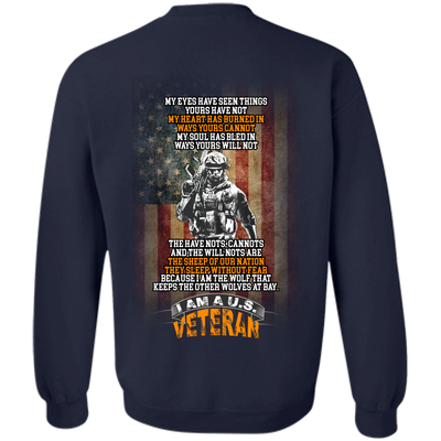 Veteran: My eyes have seen things yours have not shirt, tank