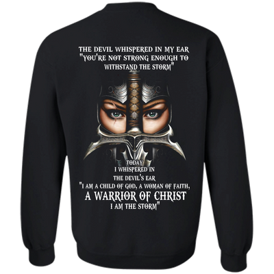 Woman Warrior: The devil whispered in my ear shirt, hoodie, tank