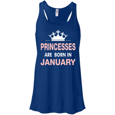 Princesses Are Born in January Shirt, Hoodie, Tank