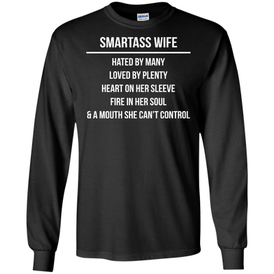 Smartass wife hated by many loved by plenty shirt, tank top
