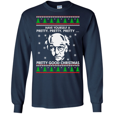 Larry David Pretty Good Christmas Sweater, Shirt, Hoodie