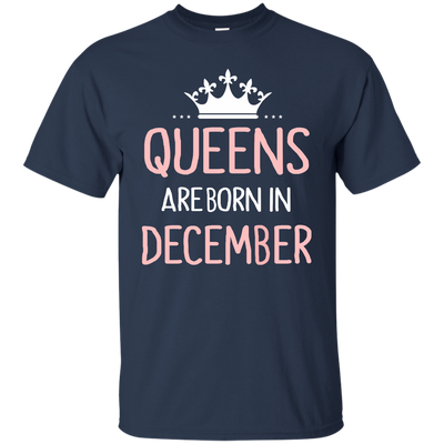 Queens are Born in December Shirt, Hoodie, Tank Top