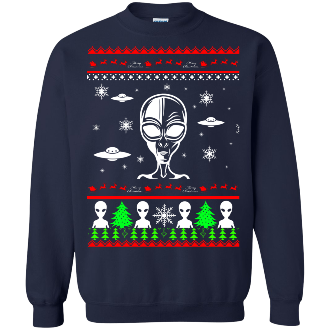 Alien Ugly Christmas Sweater, Funny Alien Christmas Sweater, Shirt